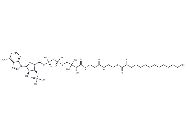 2-Fluoromyristoyl-CoA