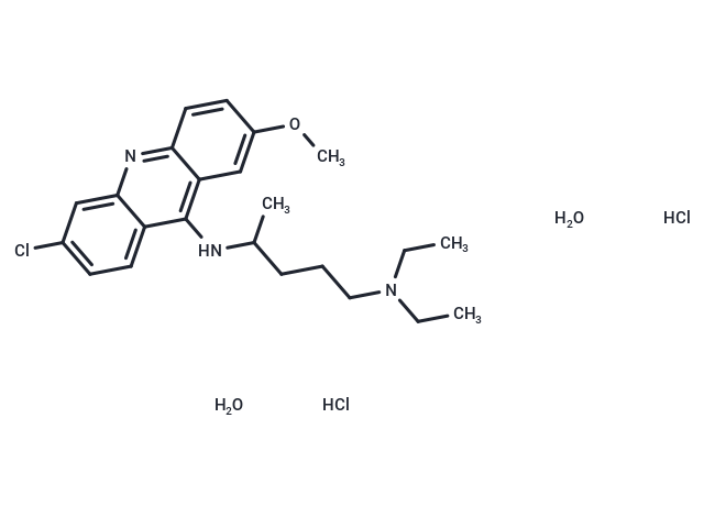Quinacrine hydrochloride hydrate